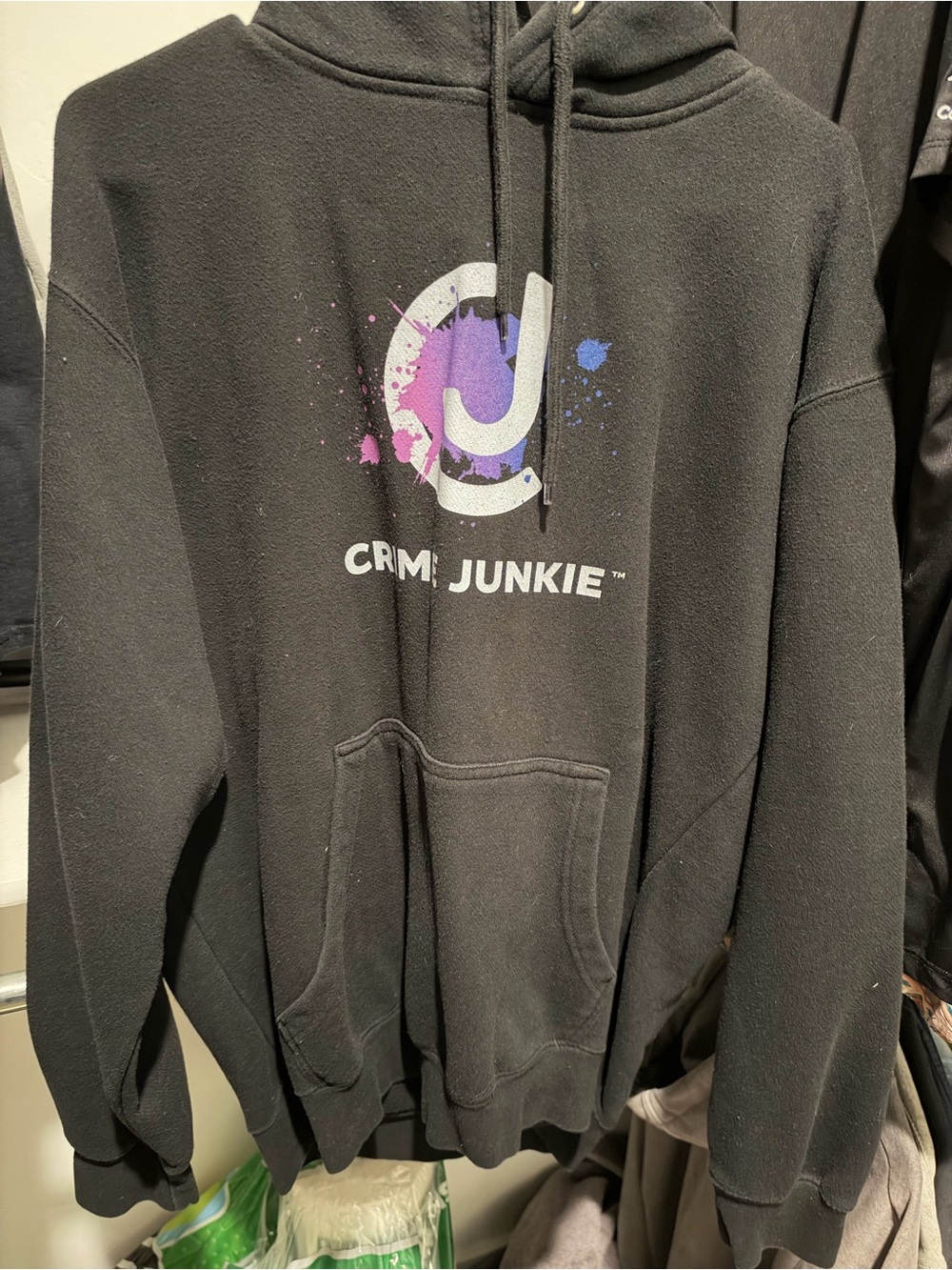Black Crime Junkie Hoodie